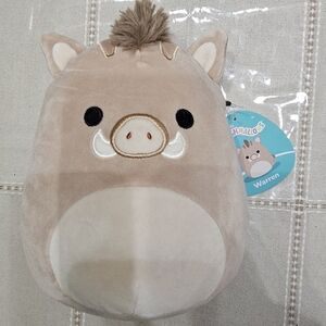 8" Squishmallows Warren the Warthog Plush - Tan and Cream